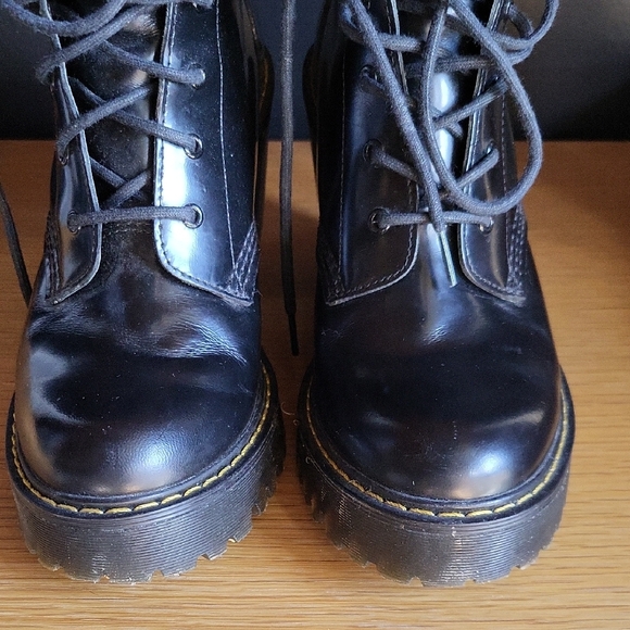 Dr. Martens Black Lace Up Boots. Persephone - Picture 6 of 12